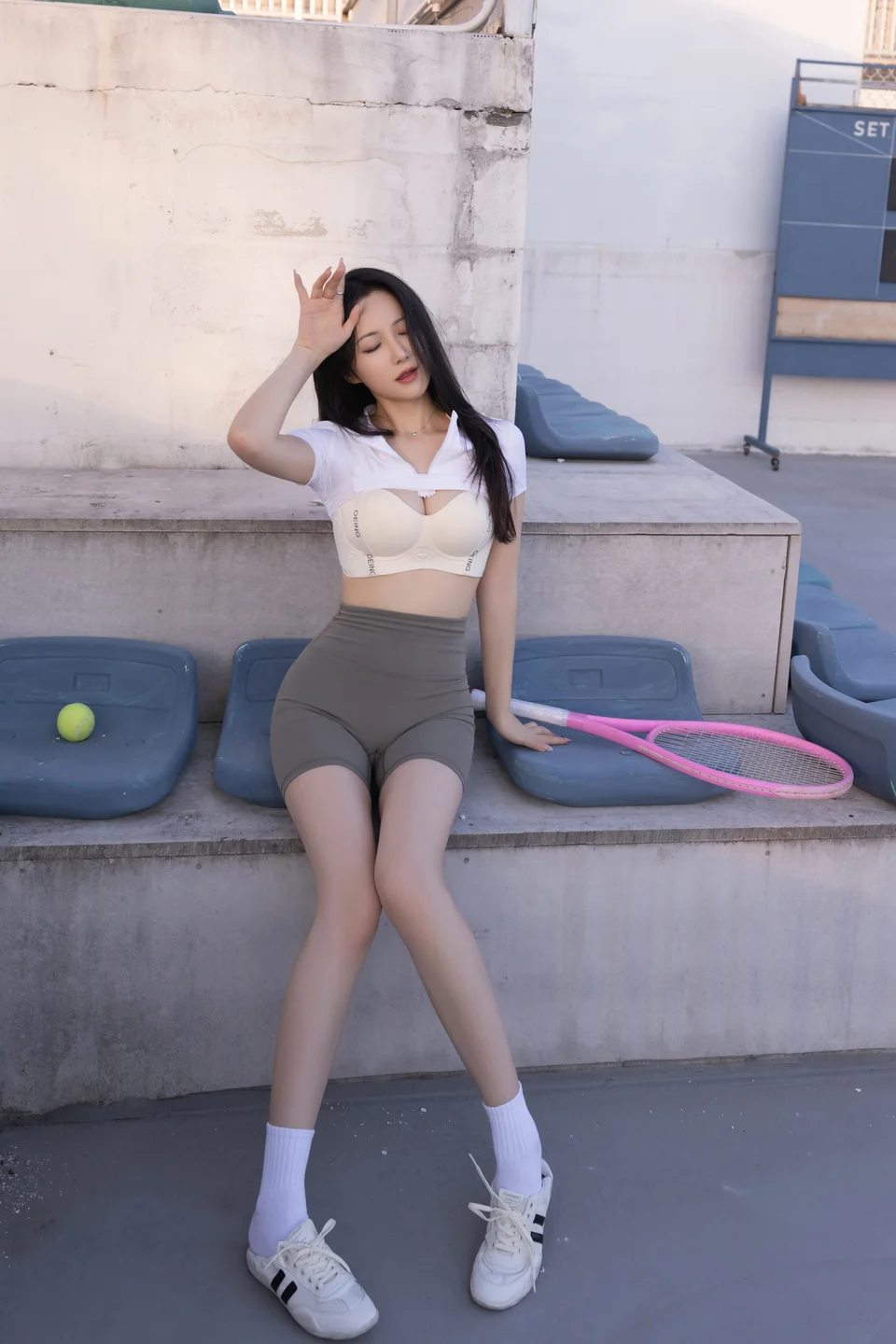 鱼子酱Fish - 网球场 [120P-1.09GB] tg@simisebaisi 【丝足阁】035.webp